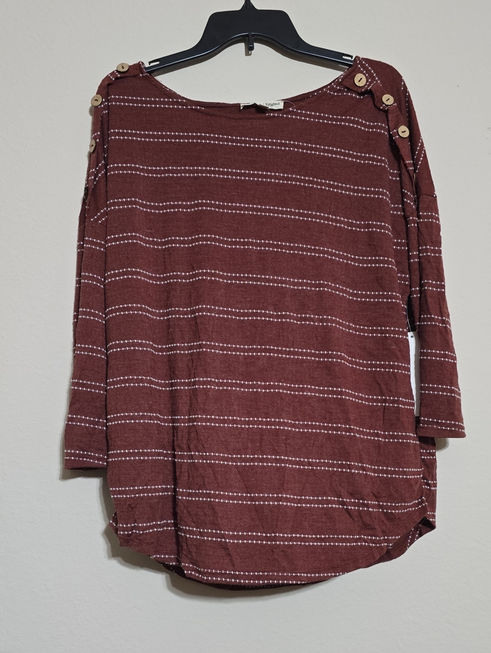 NWT Womens Above & Beyond Striped Shirt Size 2X